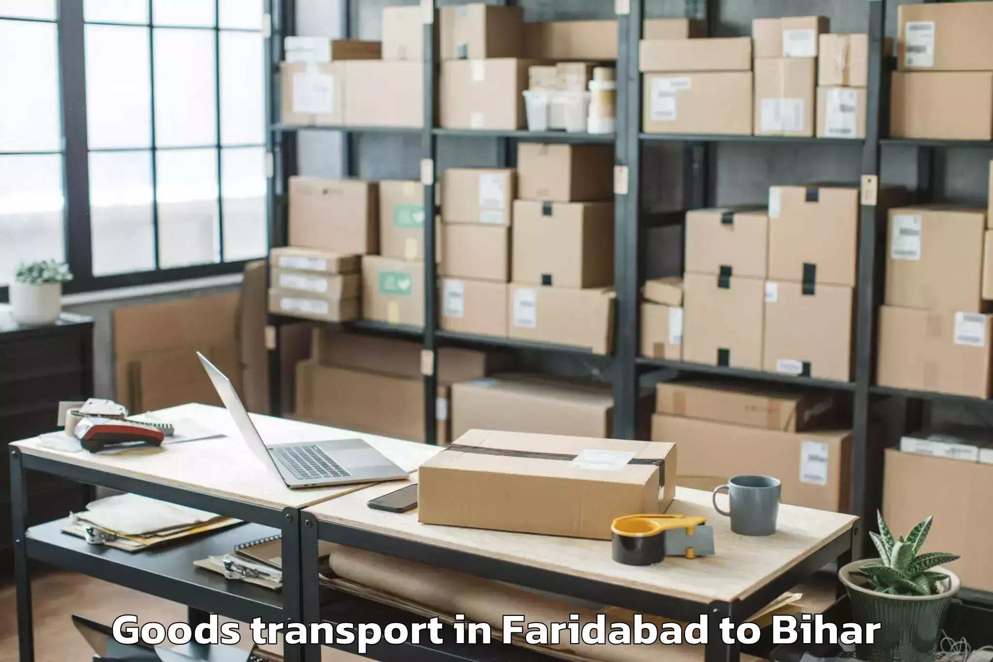 Top Faridabad to Manigachhi Goods Transport Available